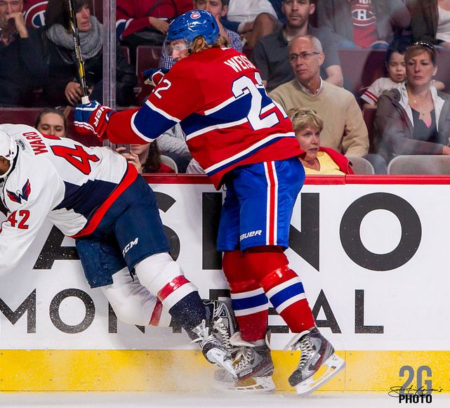 Un Premier Match Pour Le Nouveau (gros) Quatrième Trio Du Canadien