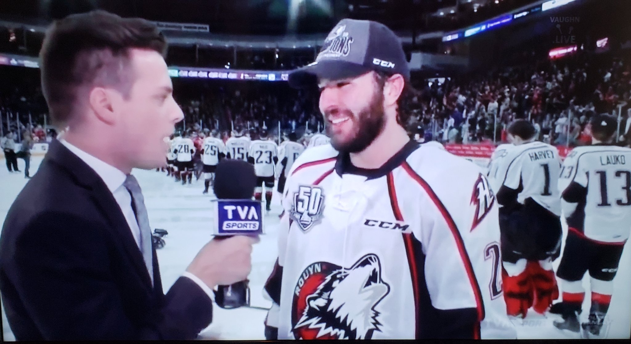 Joël Teasdale et les Huskies sont les champions de la LHJMQ