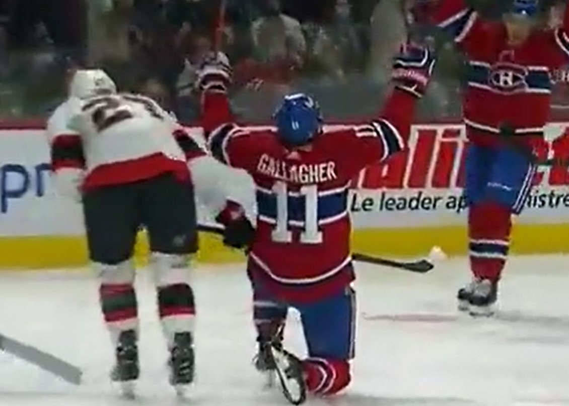 Brendan Gallagher at the top of the NHL