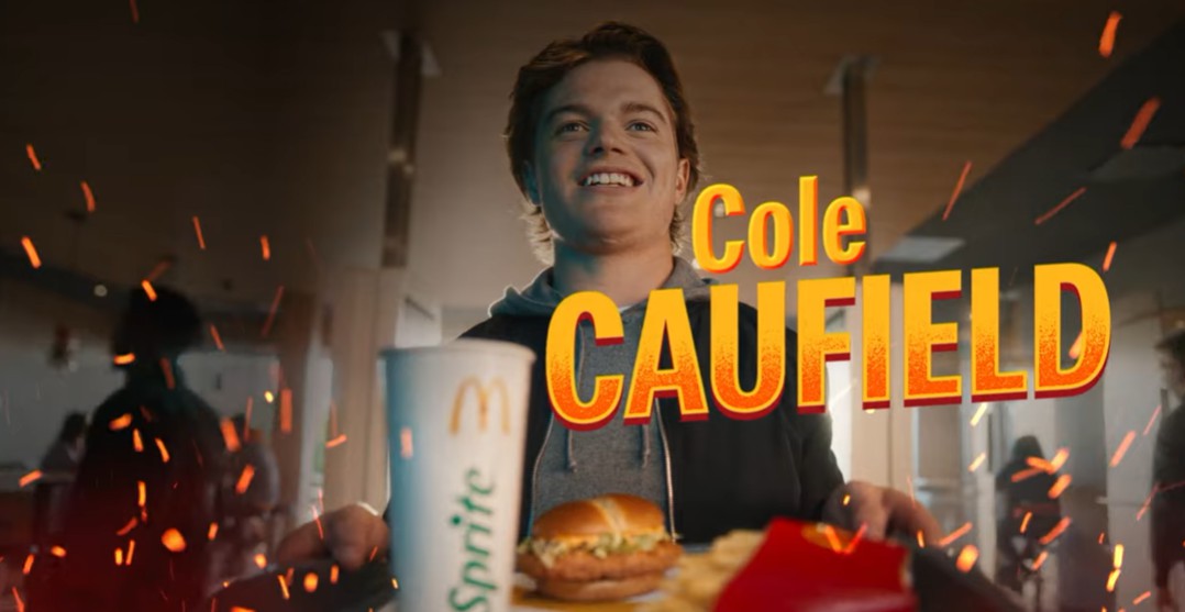 Cole Caufield Redevient La Vedette Dune Publicité De Mcdonalds