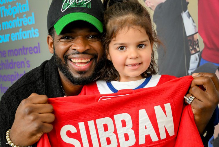 PK Subban returned to visit the Montreal Children’s Hospital