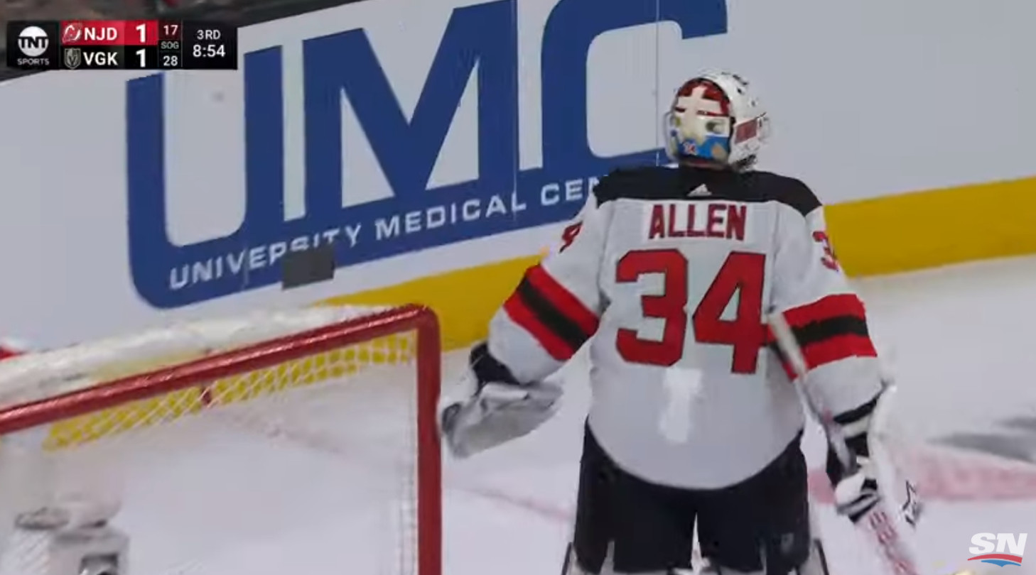 Une première défaite pour Jake Allen avec les Devils